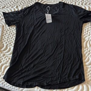 Blank NYC Jet Black Short Sleeve Tee